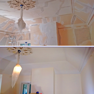 repair plaster ceilings and fittings