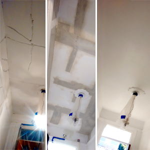 repair cracked plaster ceilings